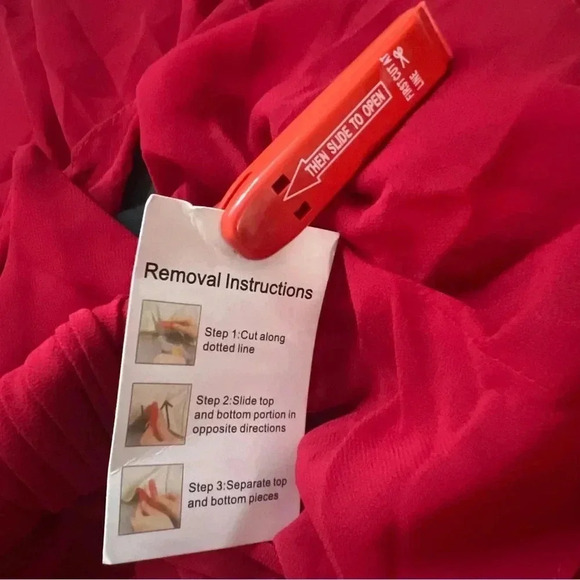 NWT Mac Duggal Red Tiered Dress - Picture 8 of 10